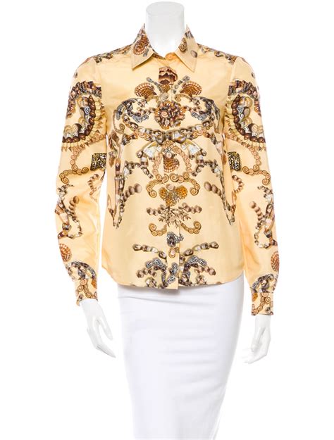 brown gucci blouse|gucci decorative blouses.